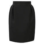 Black Wool Giambattista Valli Skirt