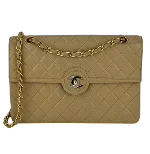 Brown Leather Chanel Flap Bag