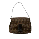 Brown Canvas Fendi Baguette Mamma