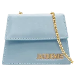 Blue Leather Jacquemus Crossbody Bag