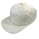 White Fabric Louis Vuitton Hat