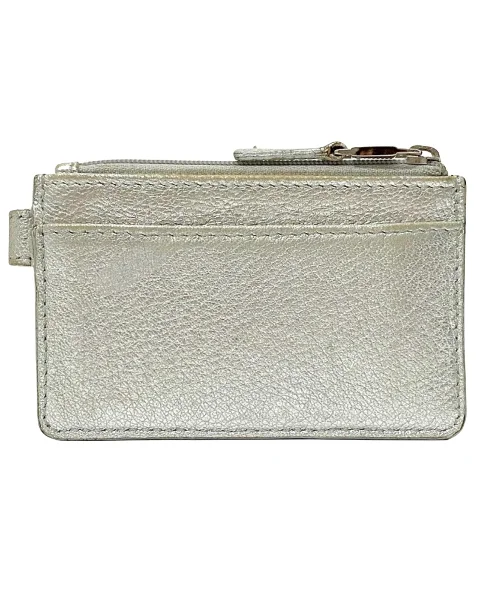 Silver Leather Tiffany & Co. Wallet
