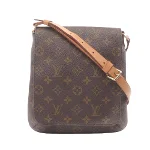 Brown Canvas Louis Vuitton Musette Salsa