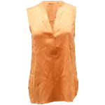 Orange Silk Vince Top