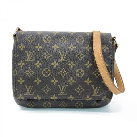 Brown Coated canvas Louis Vuitton Musette Tango