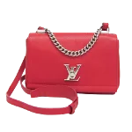 Red Leather Louis Vuitton MyLockMe