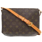 Brown Canvas Louis Vuitton Musette Tango