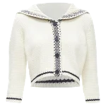 Beige Wool Dior Cardigan