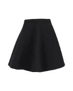 Black Fabric Neil Barrett Skirt