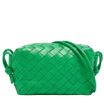 Green Leather Bottega Veneta Crossbody Bag