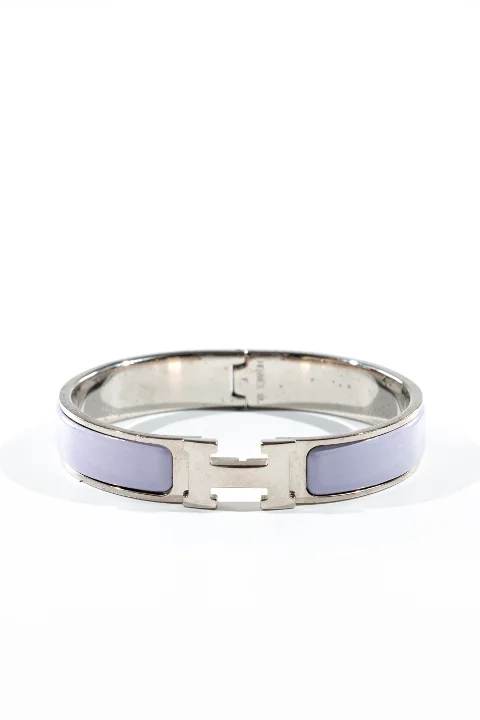 Grey Metal Hermès Bracelet