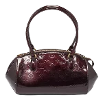 Burgundy Leather Louis Vuitton Sherwood