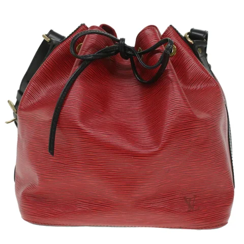 Red Leather Louis Vuitton Noe