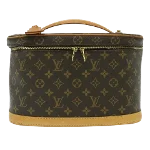 Brown Canvas Louis Vuitton Bowling Vanity