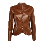 Brown Leather Ralph Lauren Jacket