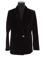 Black Velvet Sandro Jacket