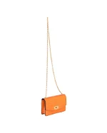 Orange Leather Mulberry Shoulder Bag