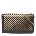 Black Leather Christian Louboutin Clutch