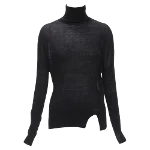 Black Fabric Vince Sweater