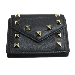 Black Fabric Valentino Wallet