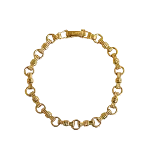 Gold Metal Lanvin Bracelet