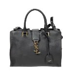 Black Leather Yves Saint Laurent Handbag