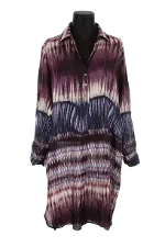 Purple Silk Gerard Darel Dress