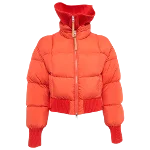 Orange Nylon Moncler Jacket