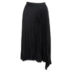 Black Polyester Joseph Skirt