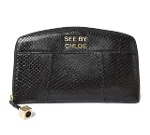 Black Leather Chloé Wallet