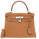 Brown Leather Hermès Handbag