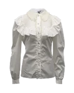 White Cotton Miu Miu Shirt