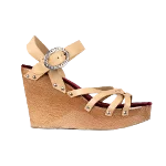 Beige Velvet Dolce & Gabanna Sandals