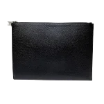 Black Leather Saint Laurent Clutch