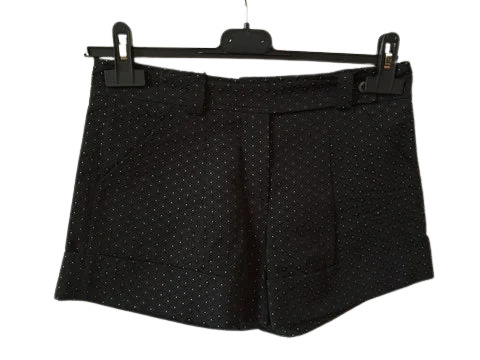 Black Fabric Paul & Joe Shorts