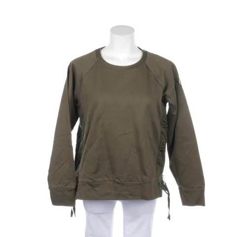 Green Cotton Moncler Sweatshirt