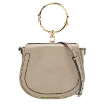 Grey Leather Chloé Nile