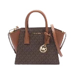 Brown Canvas Michael Kors Handbag