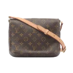 Brown Canvas Louis Vuitton Musette Tango