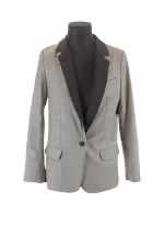 Grey Polyester Sandro Blazer