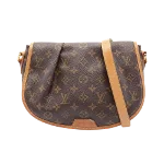 Brown Canvas Louis Vuitton Menilmontant