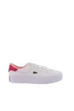 White Leather Lacoste Sneakers