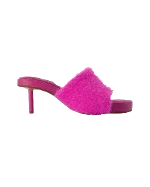 Pink Fabric Jacquemus Sandals