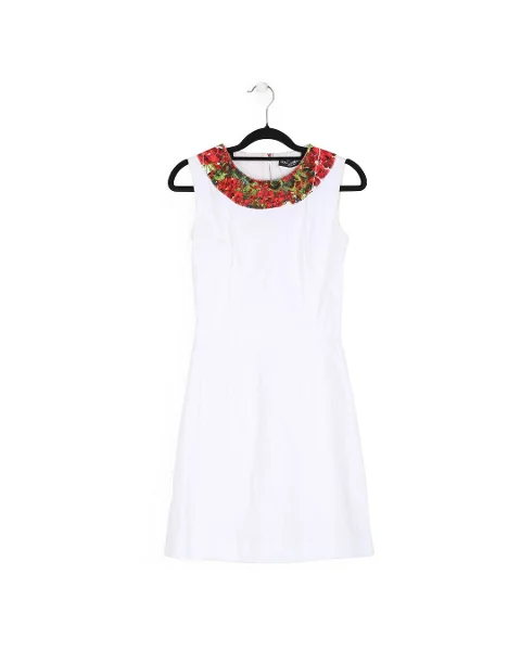 White Cotton Dolce & Gabbana Dress