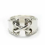 Grey Silver Hermès Ring