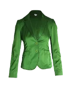 Green Cotton Etro Blazer