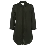 Black Linen Max Mara Shirt