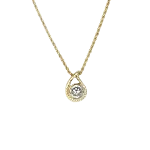 Gold Metal Dior Necklace