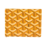 Yellow Canvas Goyard Wallet