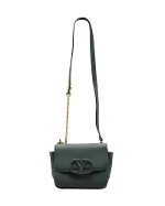 Green Leather Valentino Crossbody Bag